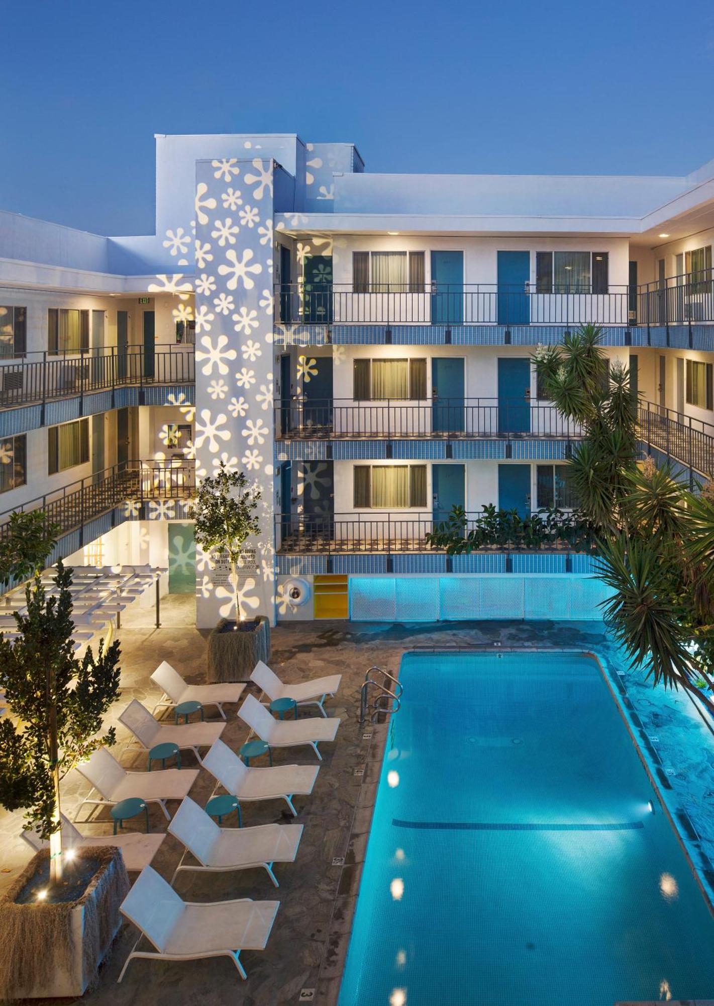 The Beverly Laurel Hotel at West Hollywood